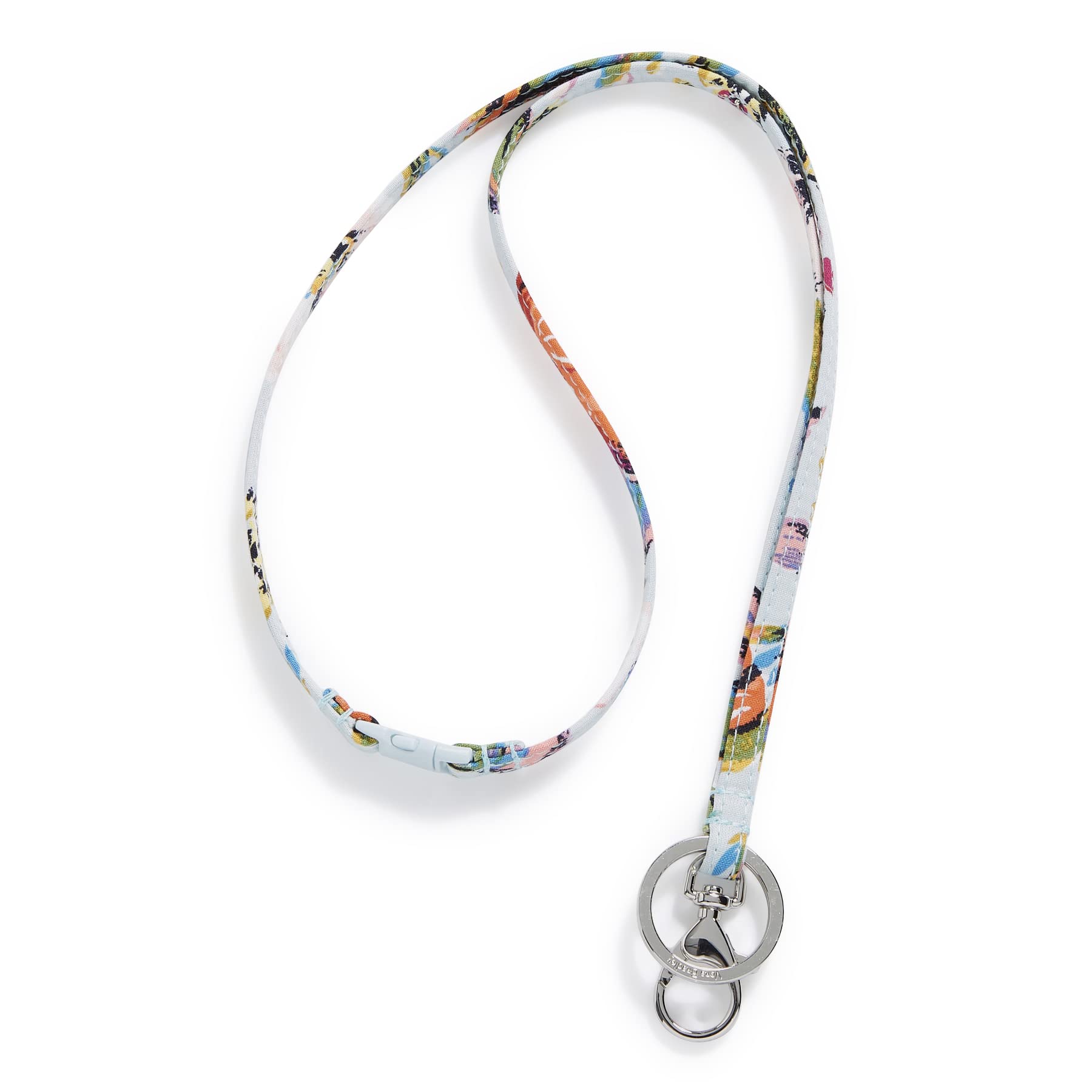 Vera Bradley Women'S Cotton Breakaway Lanyard, Sea Air Floral - Recycled Cotton, One Size
