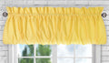 Ellis Curtain Stacey Sheer Balloon Valance, 60 x 15, Yellow - 730462114877