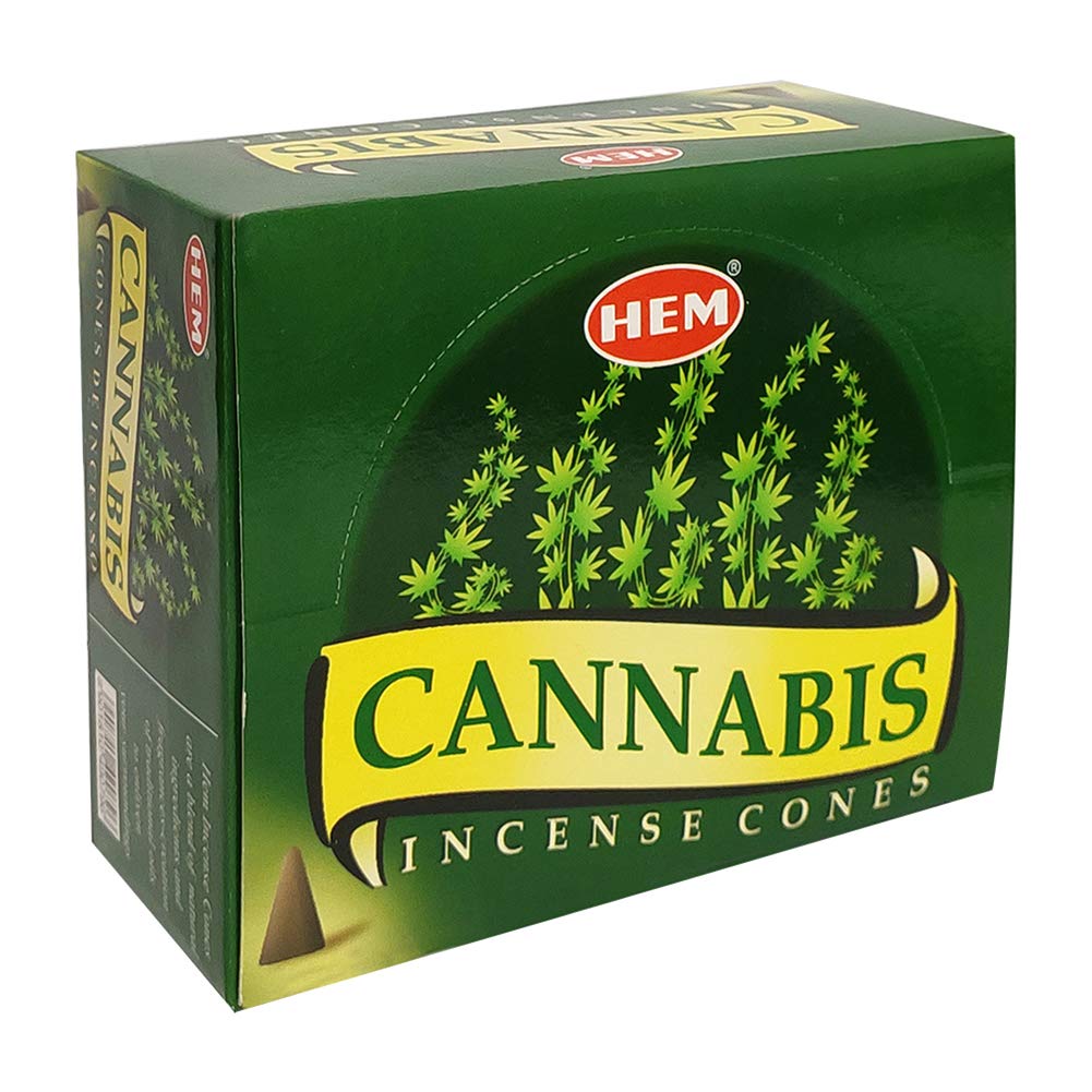 Cannabis Incense Cones And Cone Incense Burner Bundle Insence Insense Hem Incense