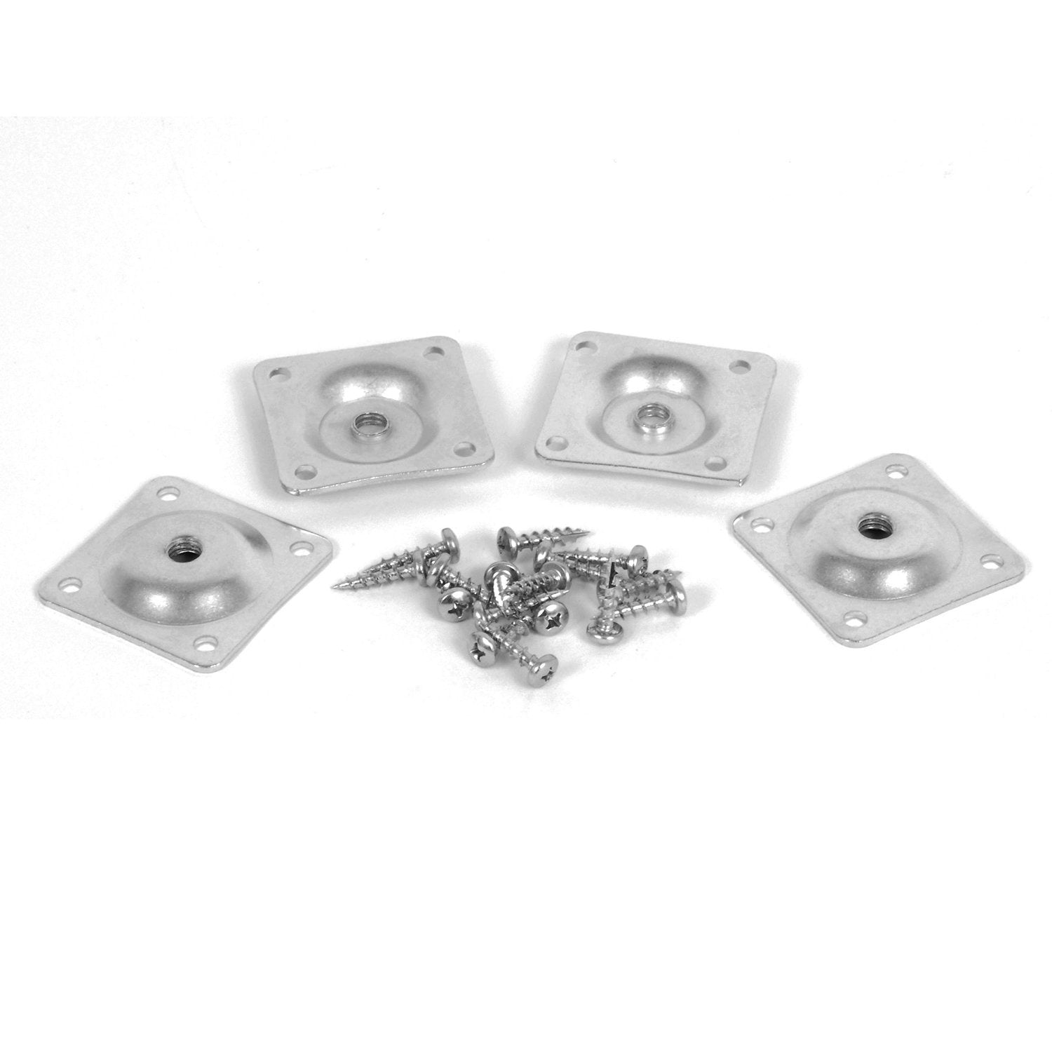Leg Daddy 5/16' T-Plate Sofa Leg Attachment Plates, Set Of 4