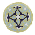Atorse Decorative Round Throw Pillow Cover Embroidered Cushion Case Shell For Couch Sofa Bed Chair 14Inch Diameter