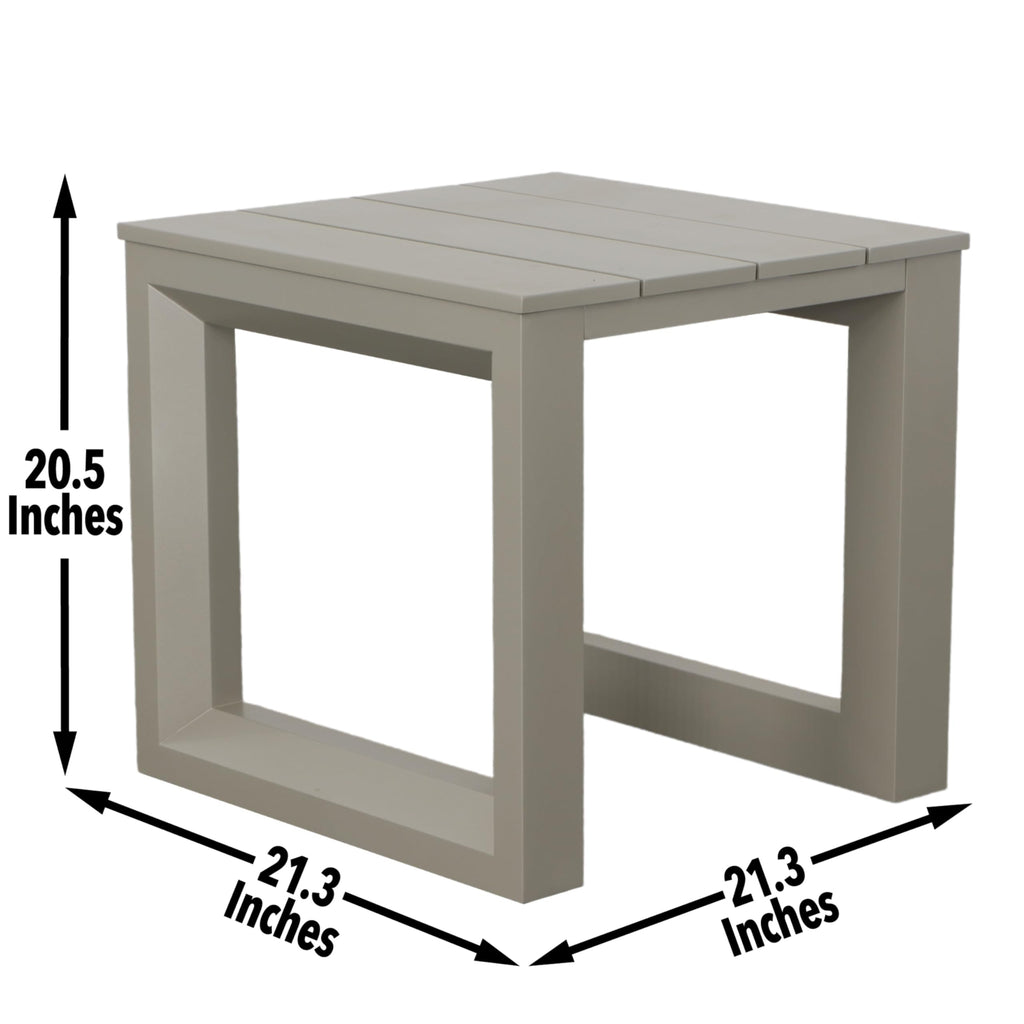 Steve Silver Co Dalilah Outdoor End Table, Gray