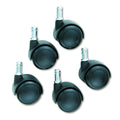 Safco Products 5132 Task Master Hard Floor Casters, 2' (Set of 5) for use with Task Master, Soft Tough and WorkFit Chairs (sold