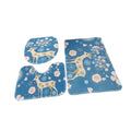 Enakshi 3Pcs Bathroom Rug Set Shaggy Soft Shower Floor Mat for Floor Bathroom Shower Deer|Home & Garden | Bath | Bathmats Rugs &