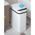 Yatmung 2.5 Gallon Smart Trash Can Sensor Motion - Touchless Bathroom Trash Can - Skinny Trash Bin with Lid - Electric, Narrow, 