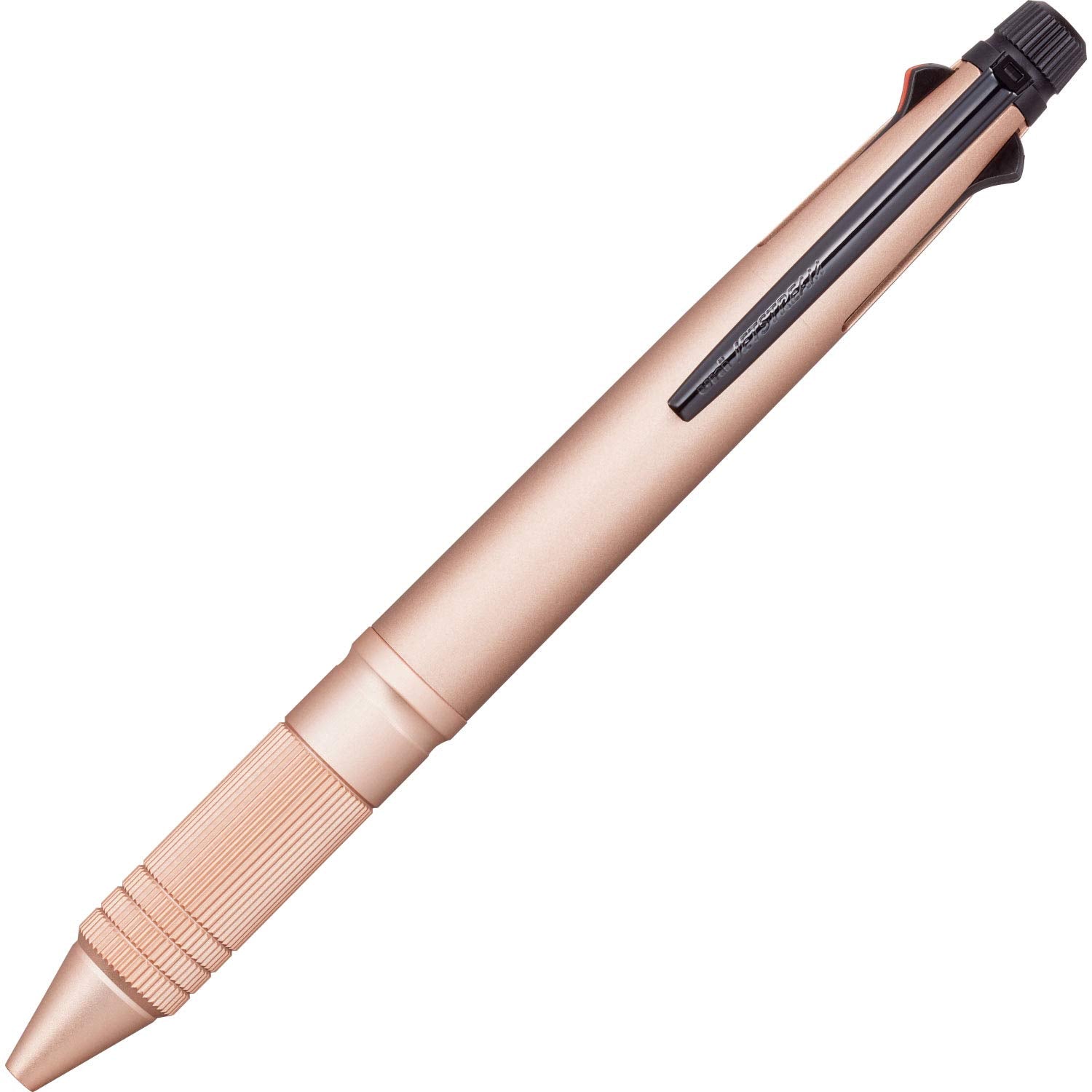 Uni Jetstream 4&1 Metal Edition, 0.5Mm Ballpoint Pen (Black, Red, Blue, Green) And 0.5Mm Mechanical Pencil, Pink Gold (Msxe52000