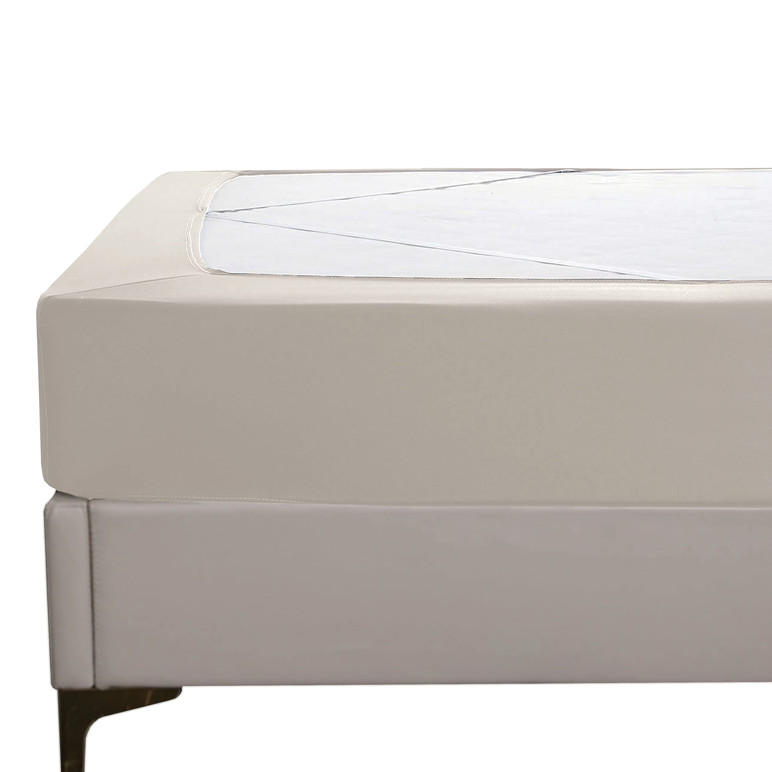 Elegant Comfort Box Spring Cover - Stretchy And Snug Fit Wrap Around 4 Sides Bed Skirt - Jersey Knit, Sleek Alternative For Bed