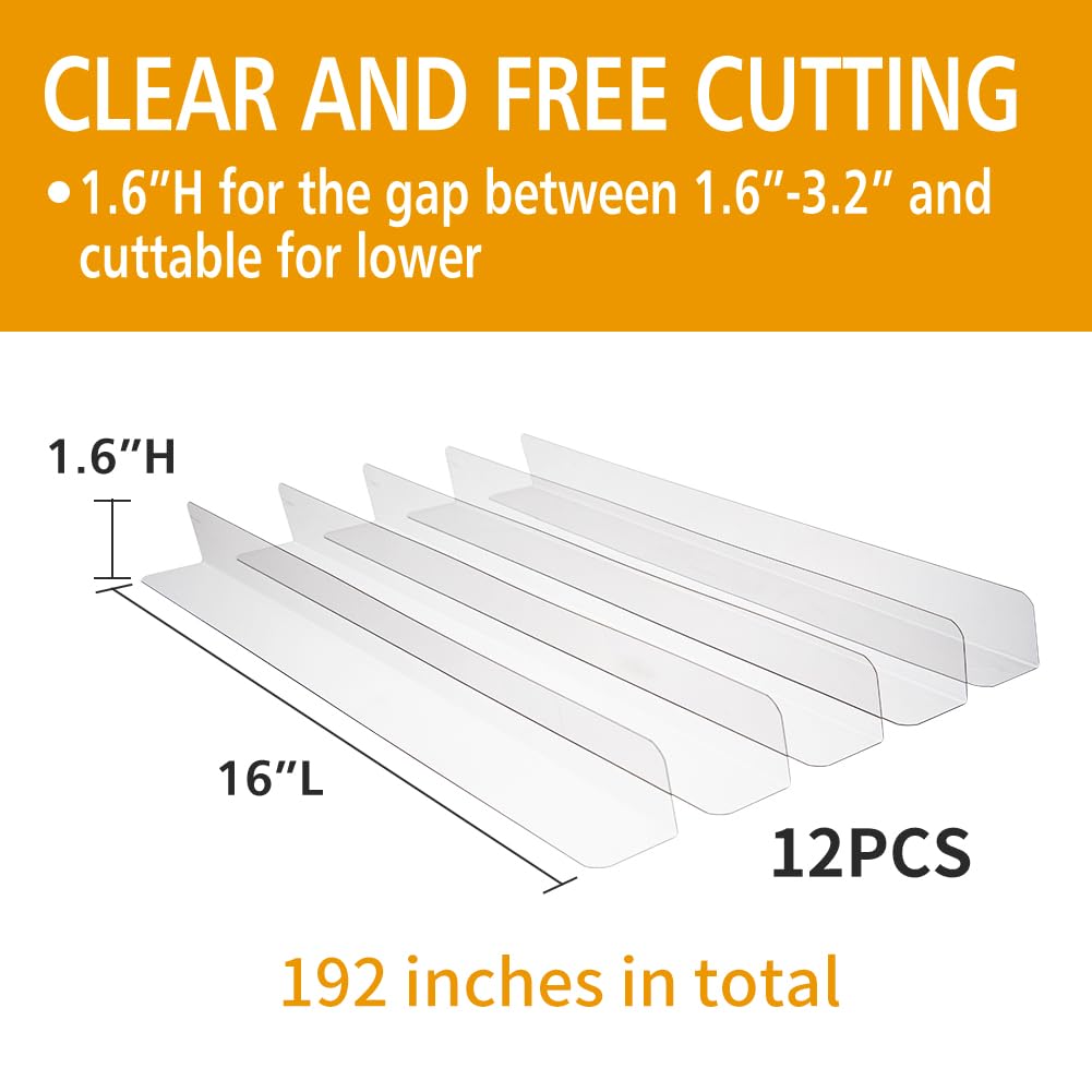 Bowerbird Clear Toy Blockers For Furniture - Stop Things From Going Under Couch Sofa Bed And Other Furniture - Suit For Hard Surface Floors Only