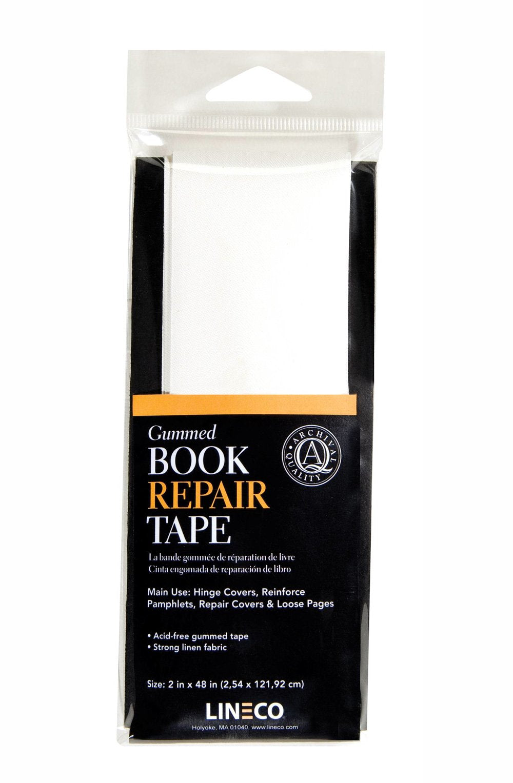 Lineco Book Repair Tape, Gummed, 2' X 48'