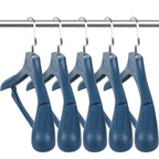 DEDU Plastic Extra Wide Shoulder Suit Hangers for Men 15 Pack Width 17.7'', Blue Sweater Hangers no Shoulder Bump Non Slip for T