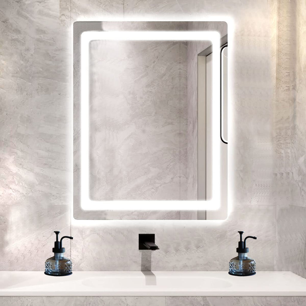 OCTMUSTARD Glass Soap Dispenser for Kitchen & Bathroom, Grey Glass with Black Pump, 3-3/8 x 3-3/8 x 5-1/