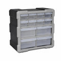 Loom Tree Cabinet Translucent Drawers 12Drawer Parts Storage Box Removable Divider