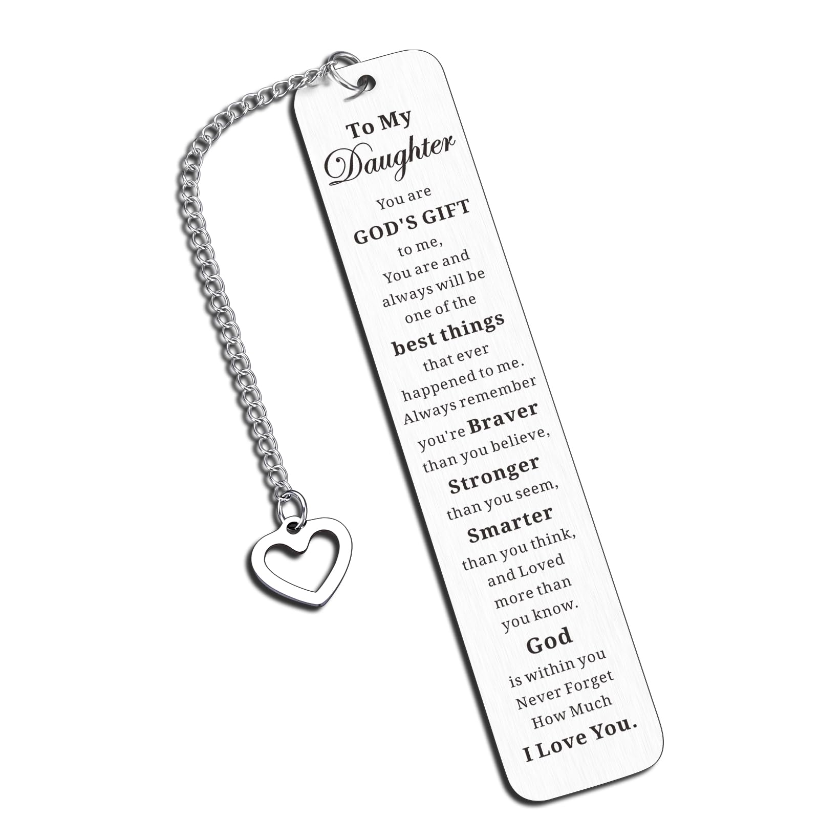 Valentines Day Gifts For Daughter Bookmark16Th 18Th 21St Birthday Gifts From Mom Dad To My Daughter Bookmark Step Daughter In La