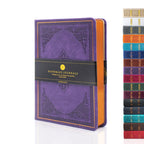 Victoria'S Journals Mini Notebook Pocket Vintage Embossing Journal Hard Cover Lined Old Looking Travel Diary Gilded Edge Ribbon