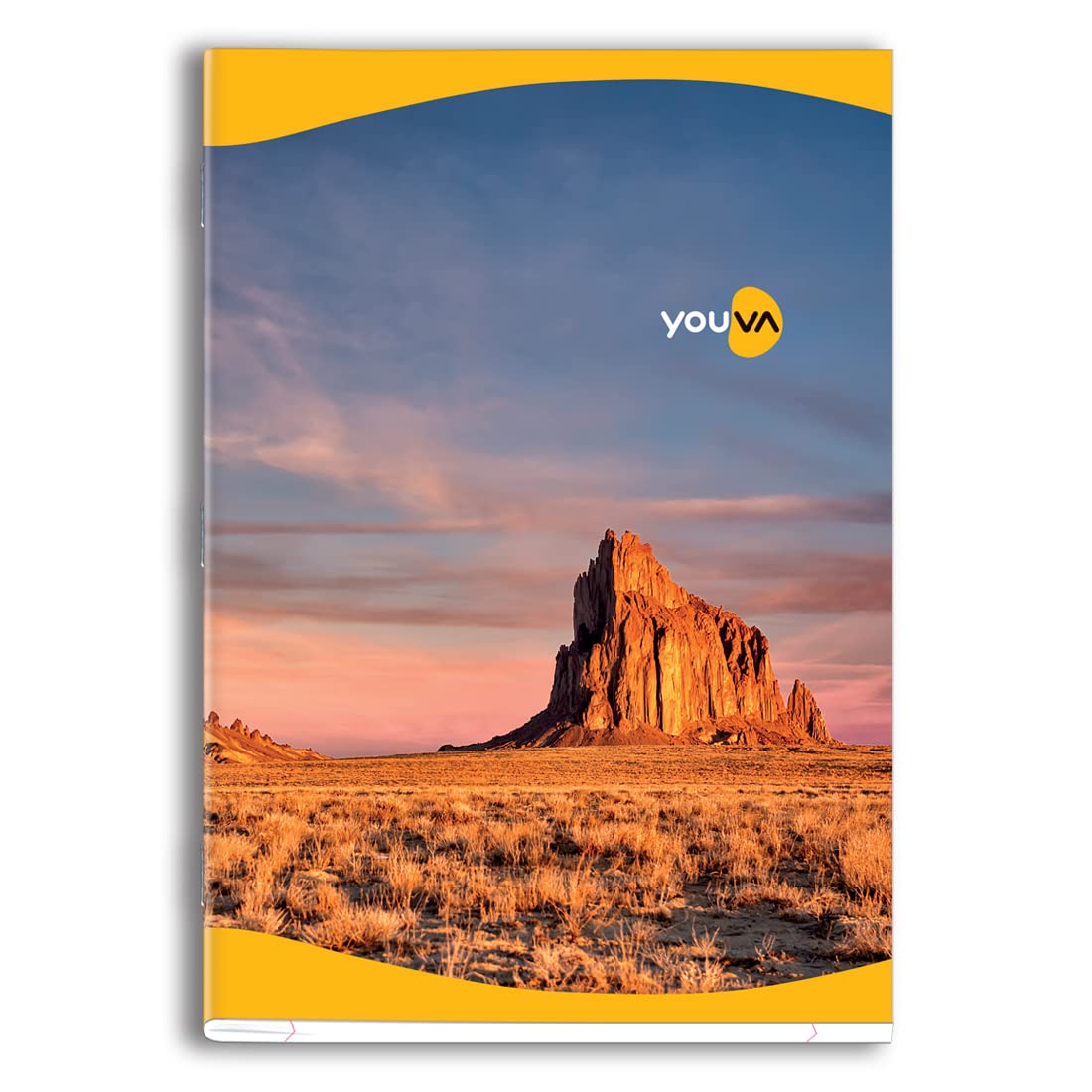 Navneet Youva | Soft Cover Long Notebook for Student | A4 Size (21cm X 29.7cm) | Single Line 172 Pages | Pack of 6