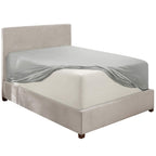 Nestl Light Grey Twin Xl Fitted Sheet Only, Extra Deep Pocket Fitted Bed Sheet, 1800 Microfiber Xl Twin Fitted Sheet, Ultra Soft Fitted Sheet Twin Xl Fits Up To 24 Inch Mattress