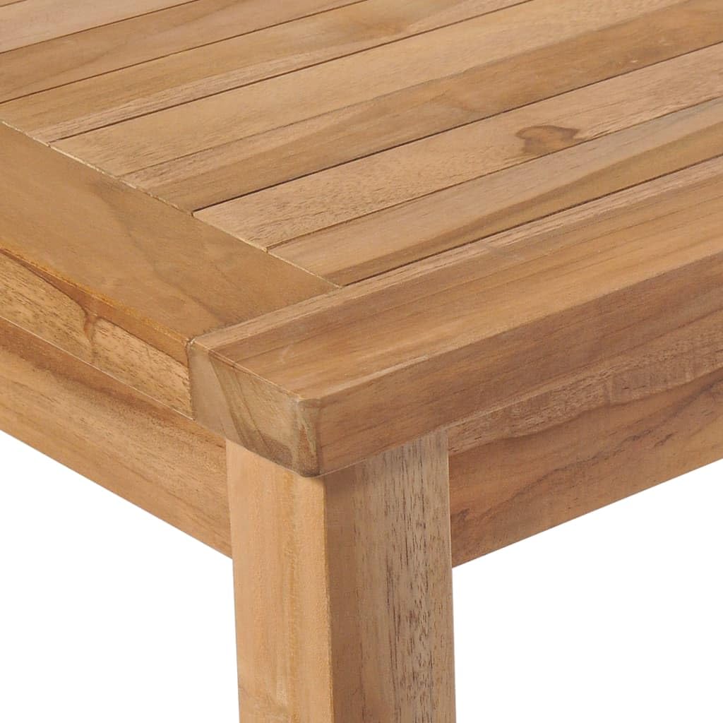 Solid Teak Wood Patio Dining Table - Thumbnail 4