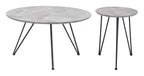 Zuo Kerris Coffee Table Set Gray & Black