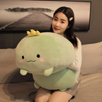 Jensquaify Dinosaur Plush Hugging Pillow, Dinosaur Stuffed Animals Toys Soft Body Pillow, 23.6'