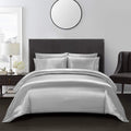 Aimay Satin Duvet Cover Set Bedding Sets Luxury Rich Silk Silky Super Soft Solid Color 2 Piece (1 Duvet Cover +1 Pillowcase) Hon
