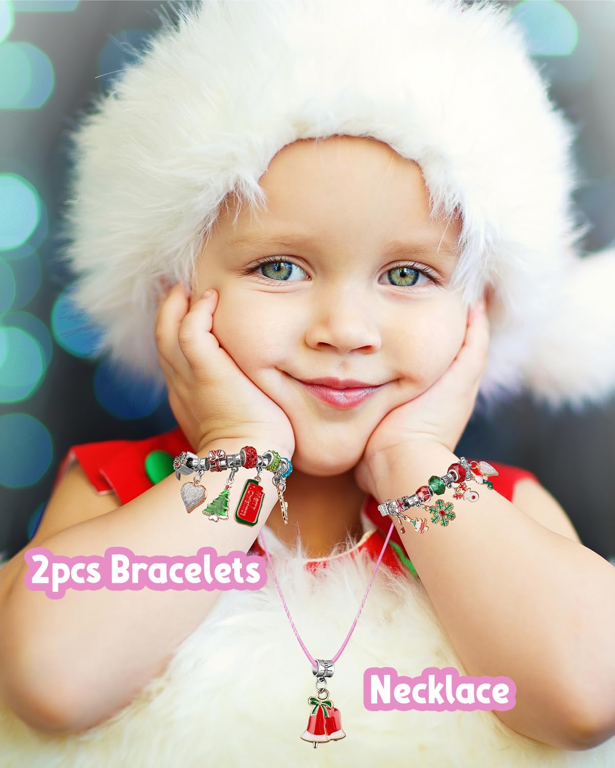 Advent Calendar 2023 Girls, Jewelry Making Kit Charm Bracelet Advent Calendar For Kids Countdown To Christmas, Diy Christmas Art