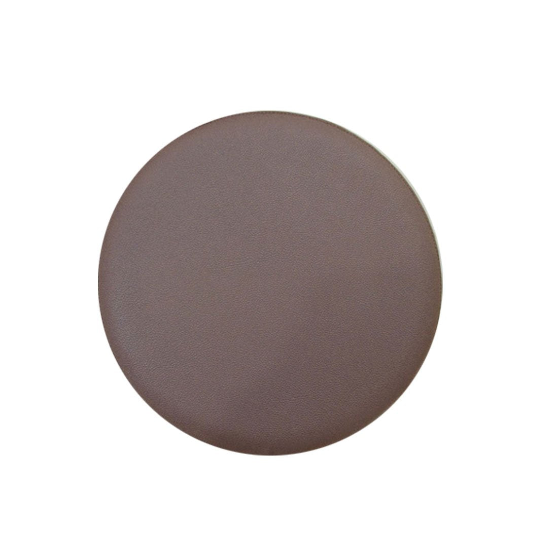 Levoberg Round Stool Cover Faux Leather Barstool Cushion Chair Slipcover 15.74inch Brown