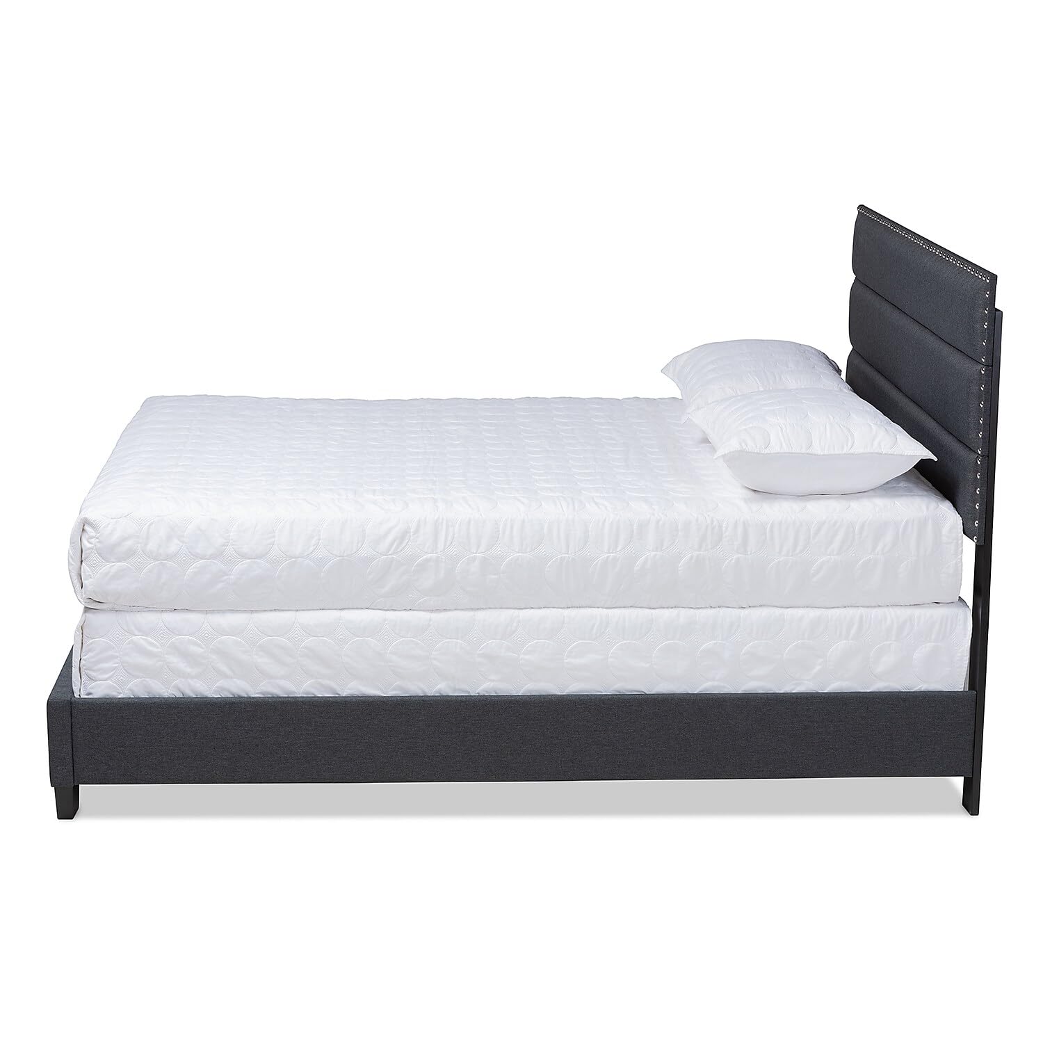 Baxton Studio Ansa Queen Size Bed - Thumbnail 4