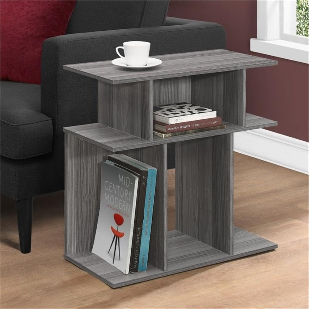 Monarch Specialties ACCENT TABLE, GREY