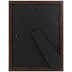 Golden State Art, 9X12 Picture Frame With Mat For 6X8 - High Definition Glass Wall Mounting Horizontal Vertical Display (Brown,