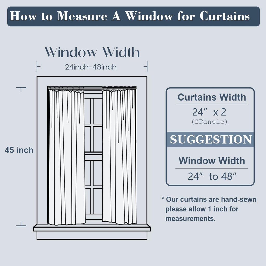 Limon Home Cafe Curtains Gray And Nature 45 Inch Length For Small Windows Grey Striped Curtain For Country Cafe Look Privacy Lig