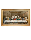 DECORARTS - The Last Supper by Leonardo Da Vinci Giclee Reproducation, Giclee Prints Acid Free Cotton Canvas with Matching Gold 