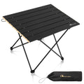 MOON LENCE Folding Outdoor Aluminum Camping Table Portable Ultralight Compact Backpacking Travel Table for Beach, Picnics, Hikin