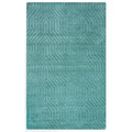 Rizzy Home | Tc8577 | Technique Collection | Wool Area Rug | 8' X 10' | Blue/Dark Teal Solid