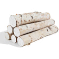 6 Pack Birch Logs Decorative Birch Branches Natural Birch Log for Decoration,Crafts,DIY, Fireplace Decor Firewood(Birch Logs:2.3