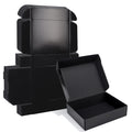 Zbeivan 12X9X3 Black Small Shipping Boxes, 20 Packs Corrugated Cardboard Mailer Boxes For Packaging Small Business Mailing Gifts