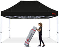 Mastercanopy Pop Up Canopy Tent Commercial Grade 10X15 Instant Shelter (Black)