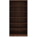 Lorell Walnut Laminate Bookcase, 72" x 36" x 12"