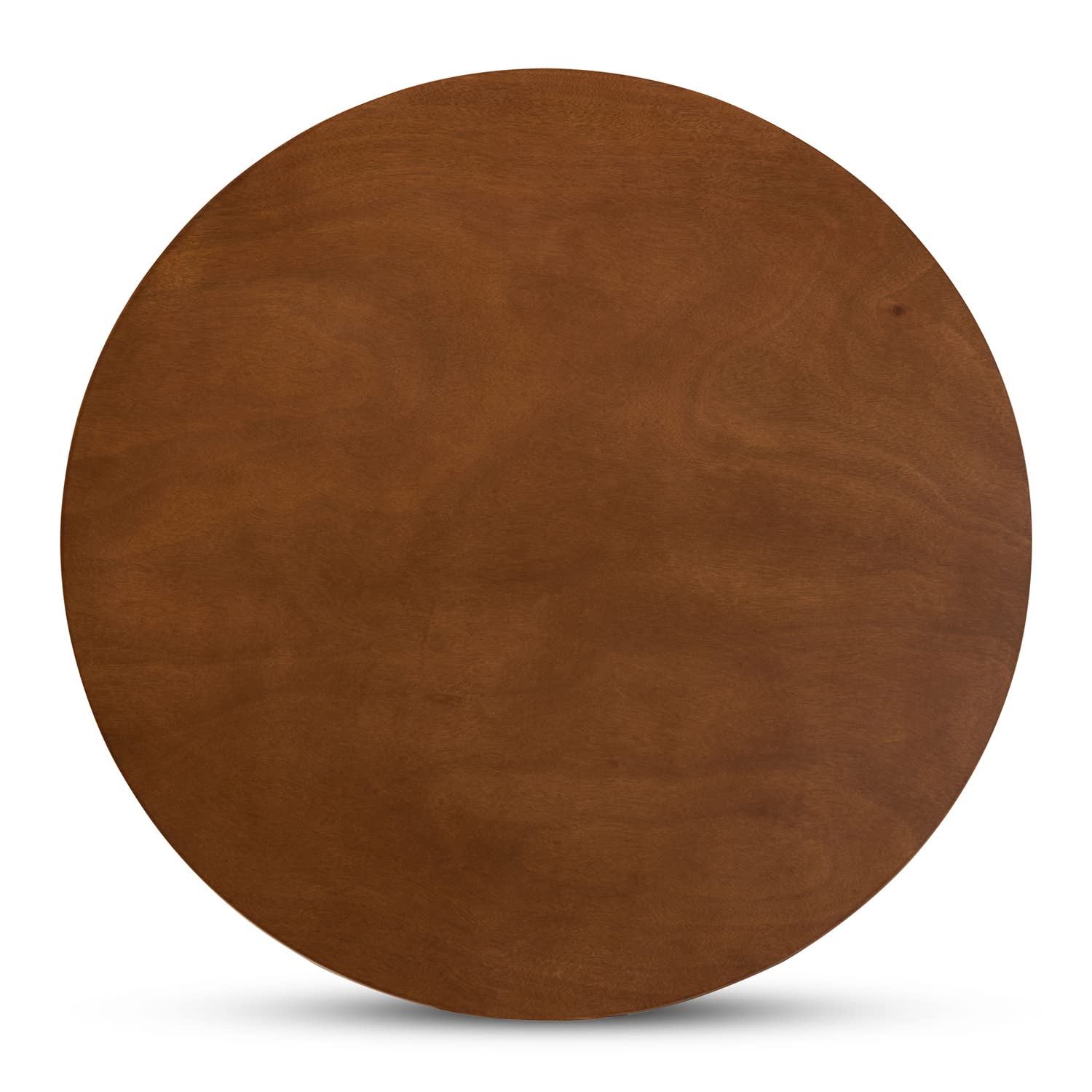 Baxton Studio Kenji Modern and Contemporary Walnut Brown Finished 45&quot; Inch Wide Round Wood Dining Table