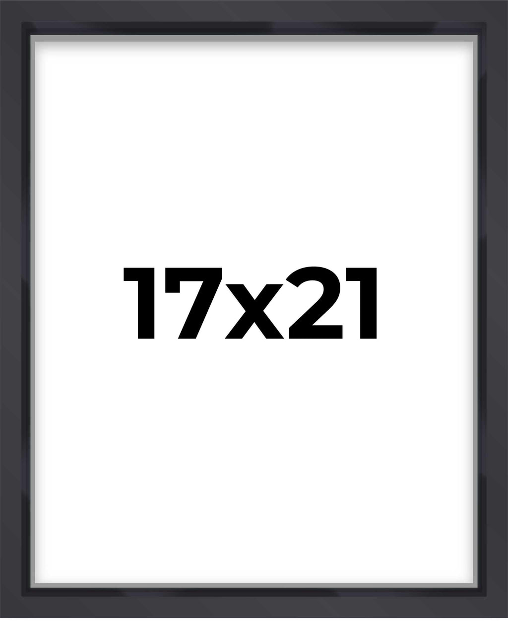 17x21 Shadow Box Frame Contemporary Black | 1'' Depth of Usable Space| Interior Size 17x21 or 21x17 Inches| UV Resistant Acrylic