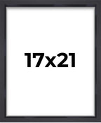 17x21 Shadow Box Frame Contemporary Black | 1'' Depth of Usable Space| Interior Size 17x21 or 21x17 Inches| UV Resistant Acrylic