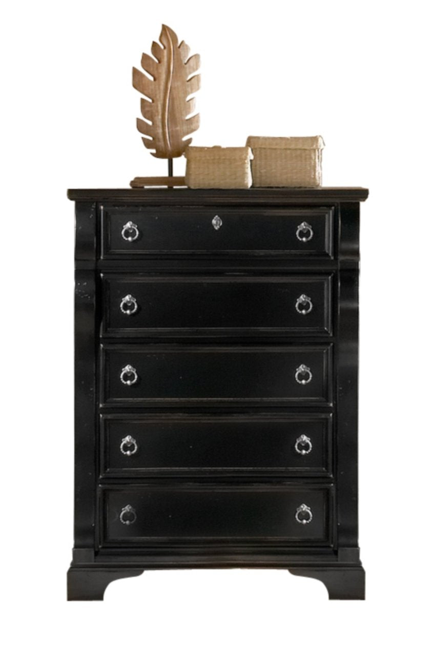 American Woodcrafters 5-Drawer Chest, Heirloom Black