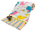 Apoorv Sales Teens Kids Single Bed Comforter| Reversible Same Design Both Sides | Soft & Lightweight AllSeason Quilt | Machine 