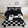 Gampad Comforter Set Queen Size,Gamer Lover Bedding Set Gift For Boys Youth,Video Game Reversible Quilted Duvet Soft Warm Game R