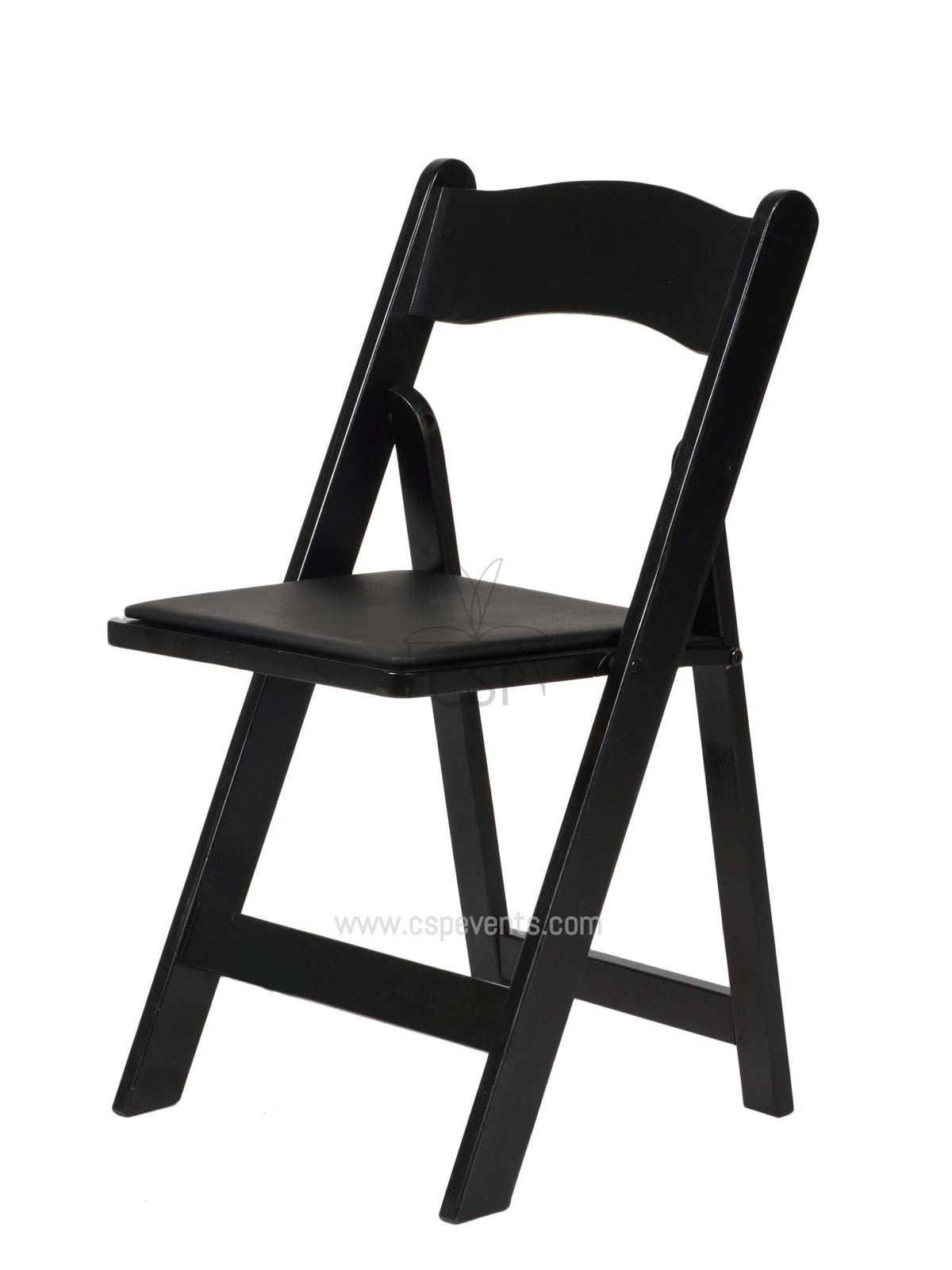 Commercial Seating Products American Padded Folding Chairs, Black