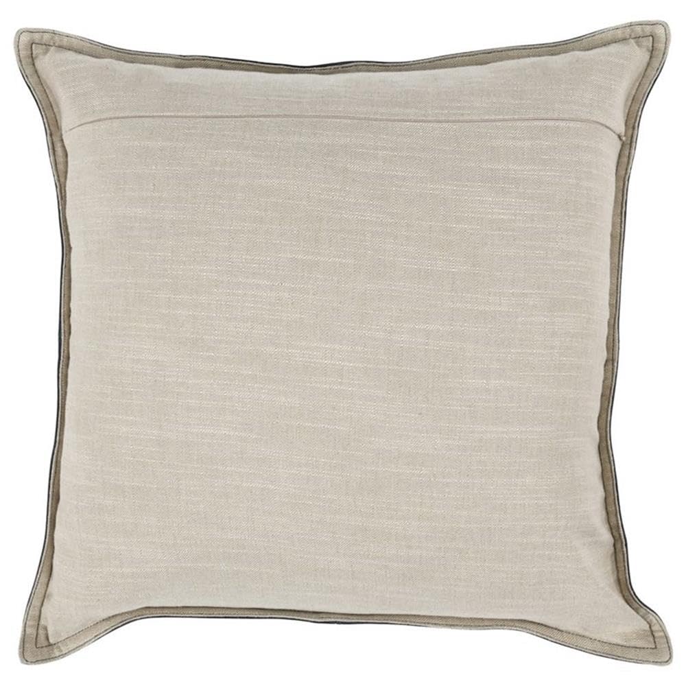 Kosas Home Cheyenne 22X22 Transitional Leather Throw Pillow In Nightfall Blue