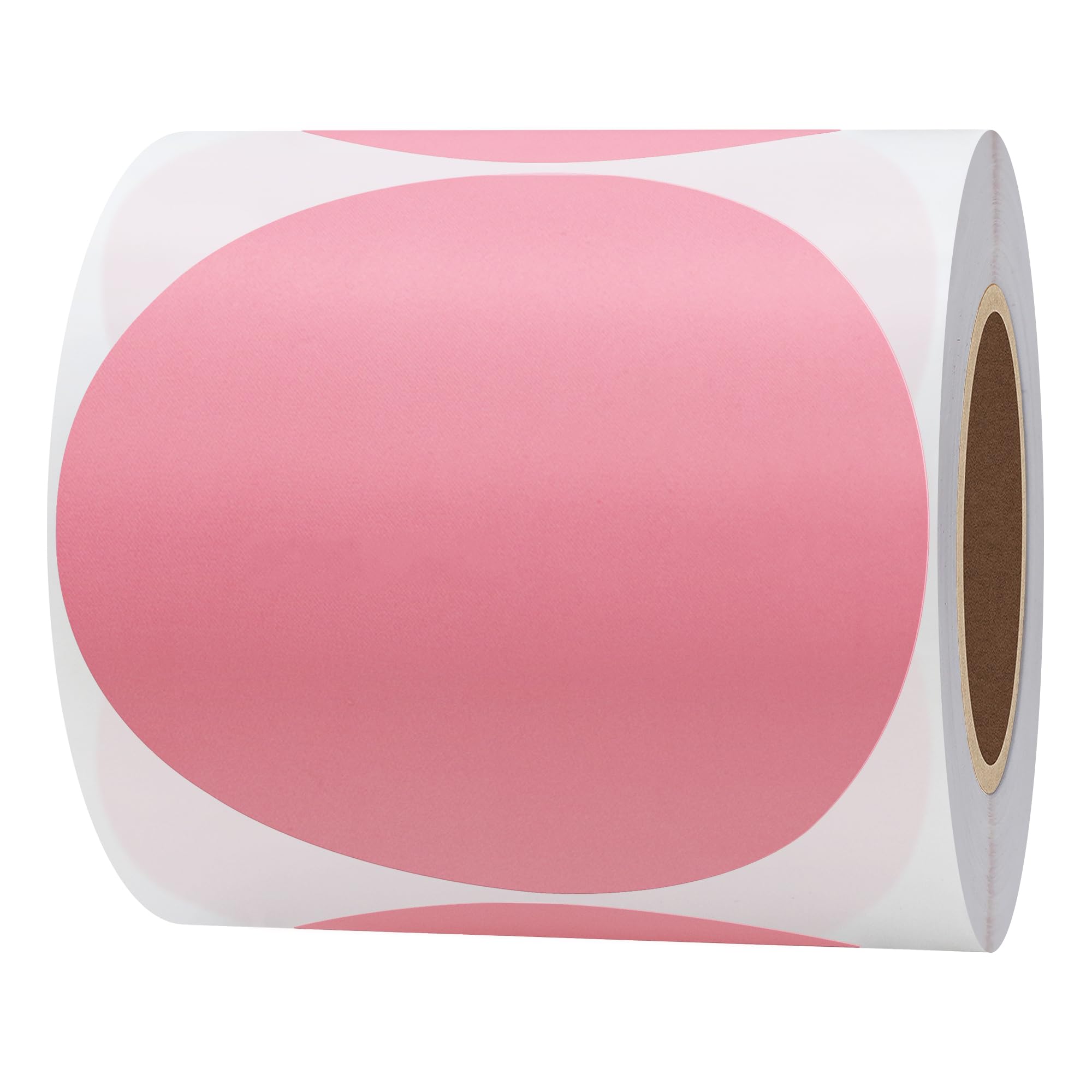 Hybsk 3 Inch Circle Color Direct Thermal Stickers Shipping Labels For Barcodes,Name Tag,Diy Logo Design,Qr Code,Inventory- Compa