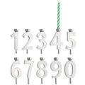 Reed & Barton Lets Celebrate 10-Piece Candleholder Set, 1.00 LB, Metallic