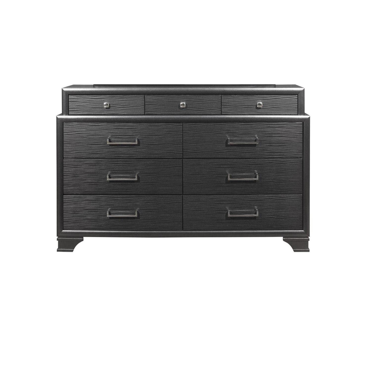 Global Furniture Usa Grey-Dr Jordyn Textured Dresser