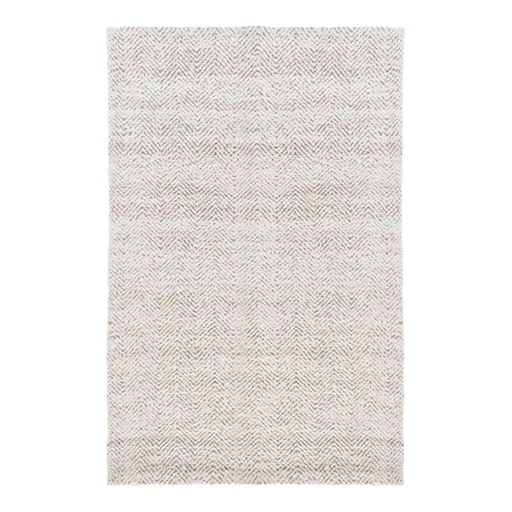 Kosas Home Chevron Area Rug, Bedroom, Kitchen Living Room, 5' X 8', Ivory/Natural