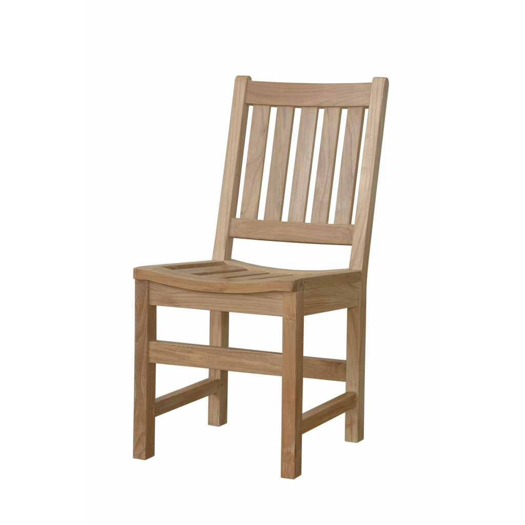 Anderson Teak CHD-091-No Cushion Sonoma Dining Chair, Natural Finish Well Sanded